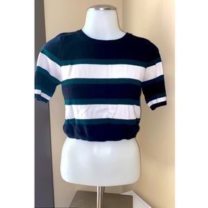 Striped Cropped Top